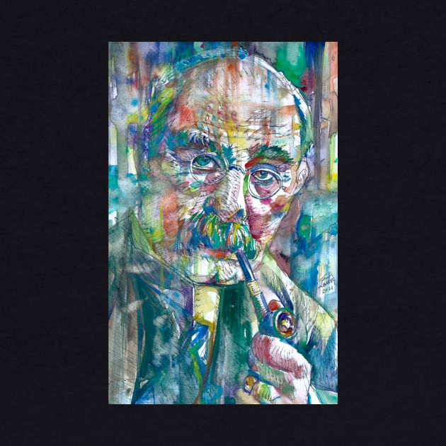 RUDYARD KIPLING - watercolor portrait .! by lautir